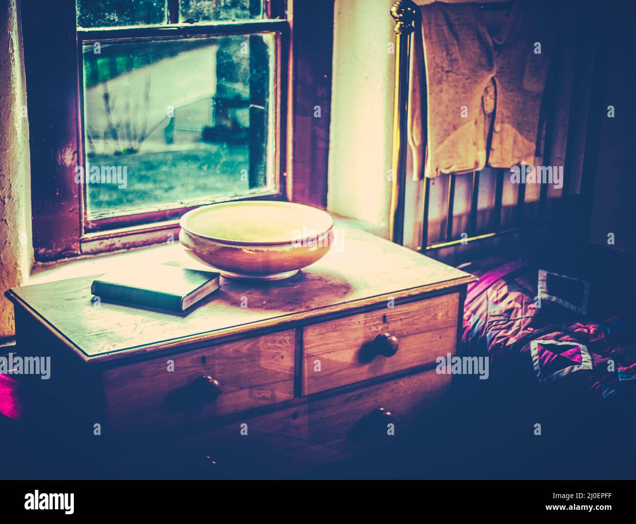 Camera da letto del 19th secolo Foto Stock