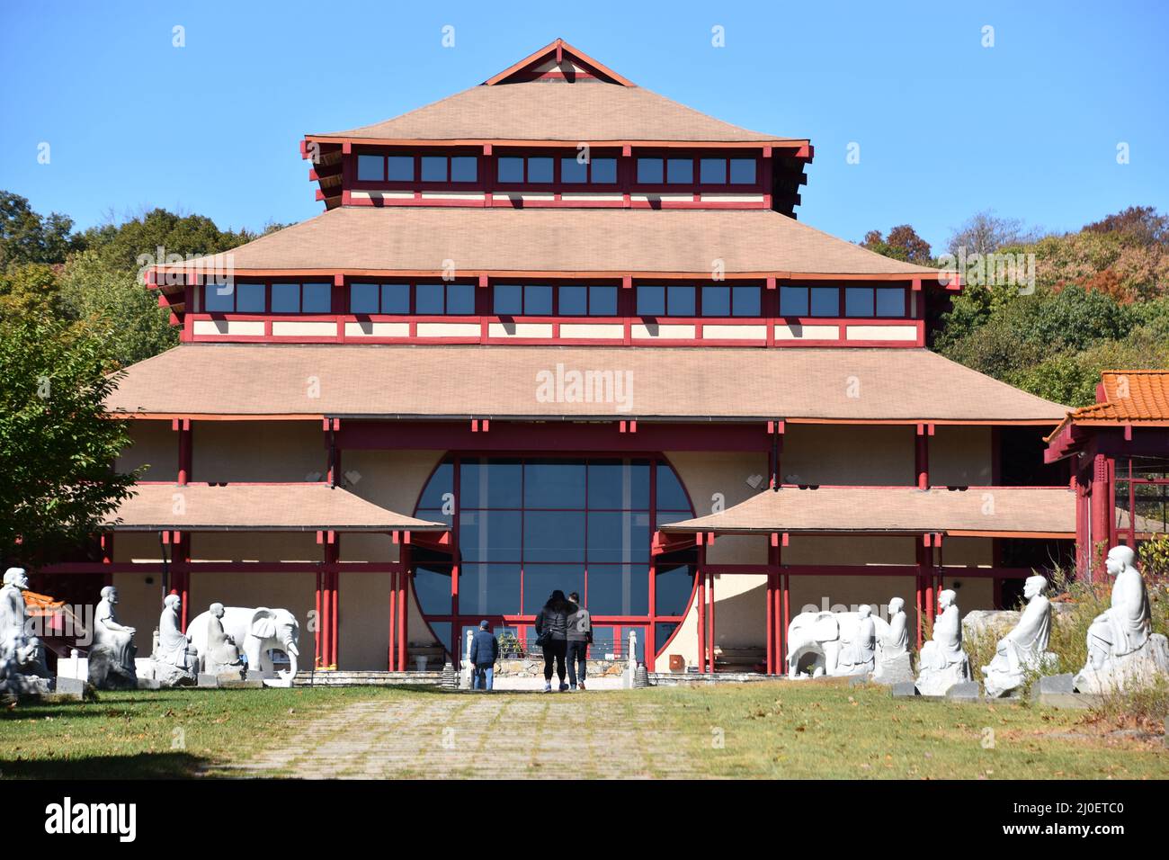 Monastero di Chuang Yen a Carmel Hamlet a New York Foto Stock