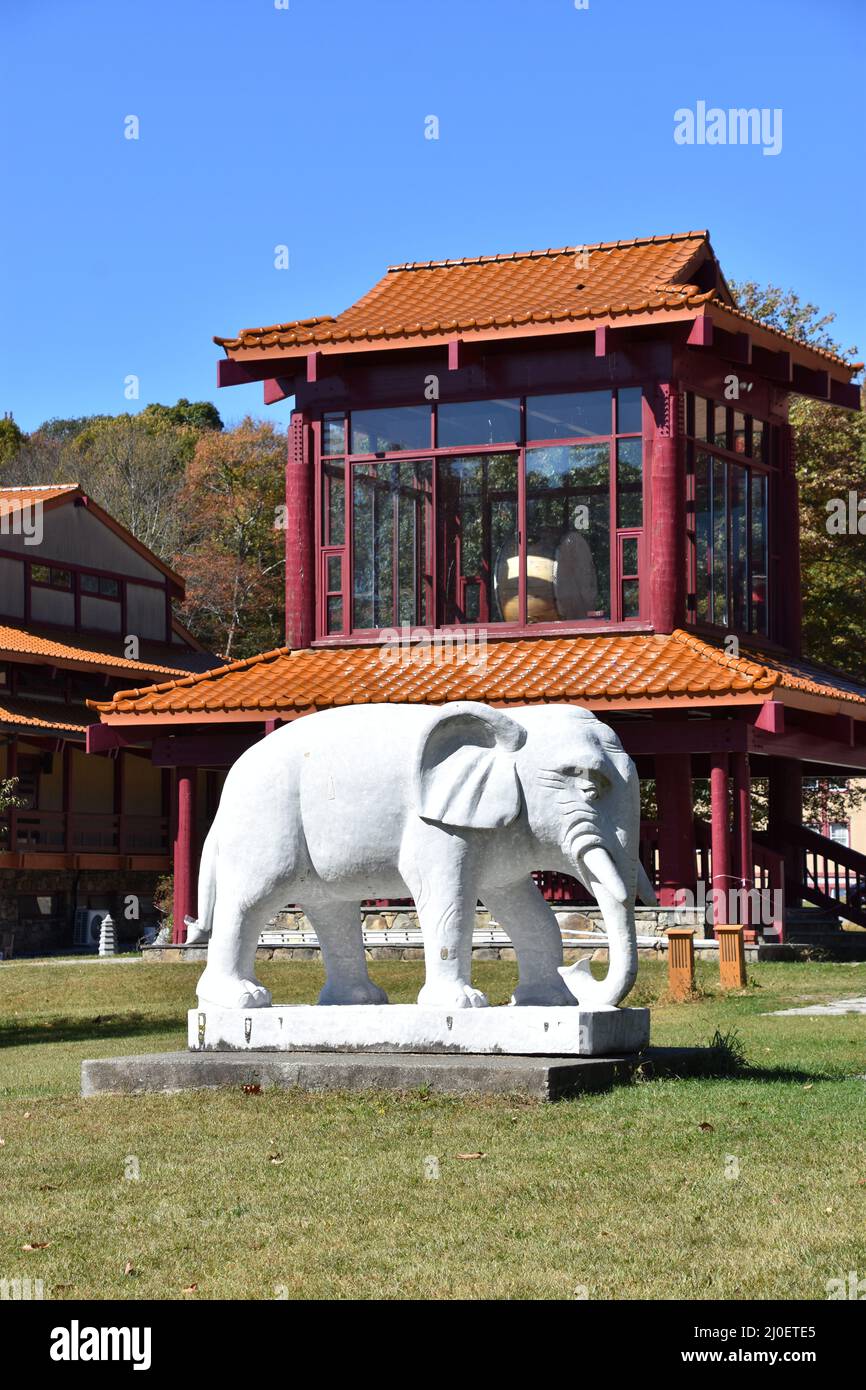 Monastero di Chuang Yen a Carmel Hamlet a New York Foto Stock