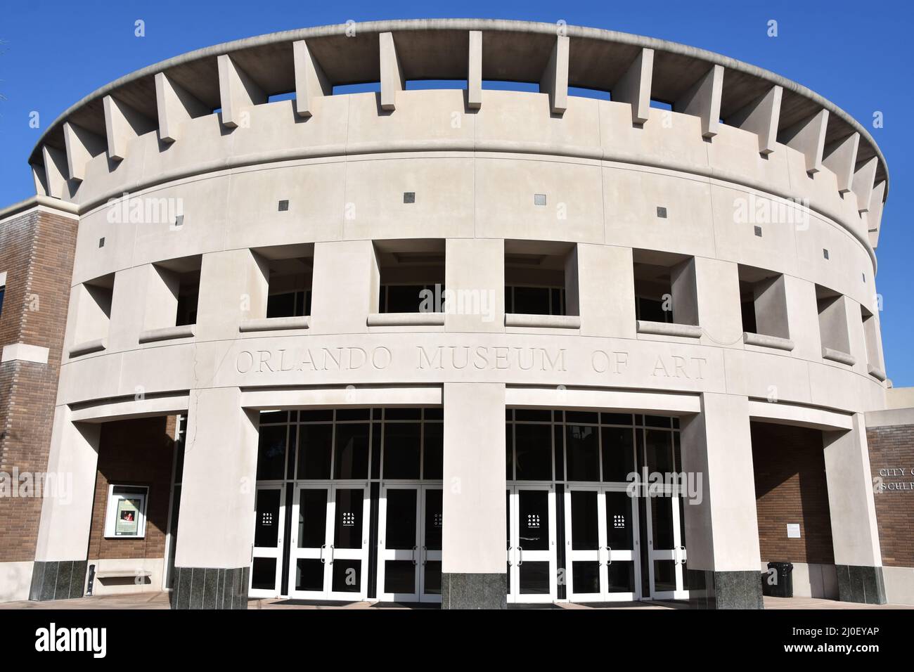 Orlando Museum of Art al Loch Haven Park di Orlando, Florida Foto Stock