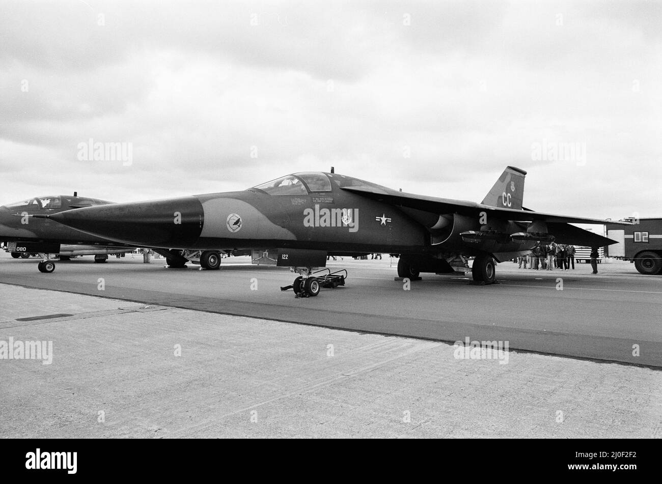 RAF Greenham Common, Air Show, Berkshire, giugno 1980. Foto Stock