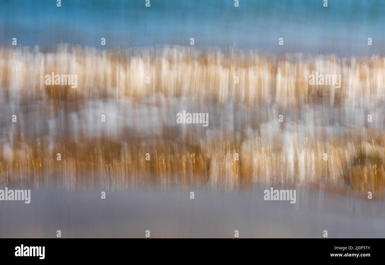 Ocean Sea onde astratto Foto Stock