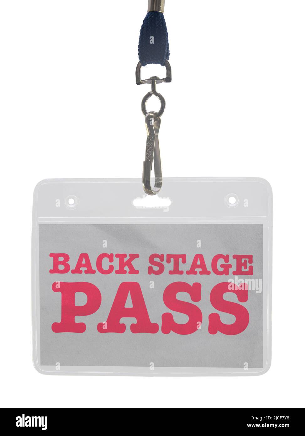 Torna Stage Pass in Un cordino Foto Stock Torna Stage Pass in Un cordino Foto Stock