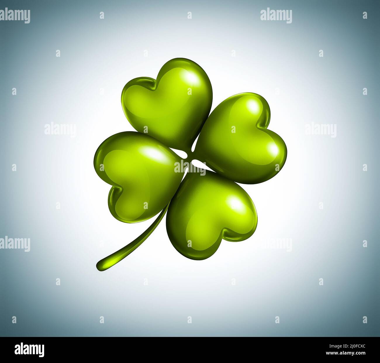 Quattro Leaf Clover Foto Stock