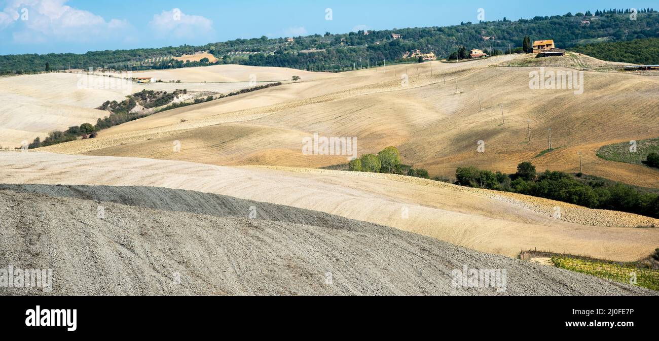 Il paesaggio della Toscana, Italia Foto Stock
