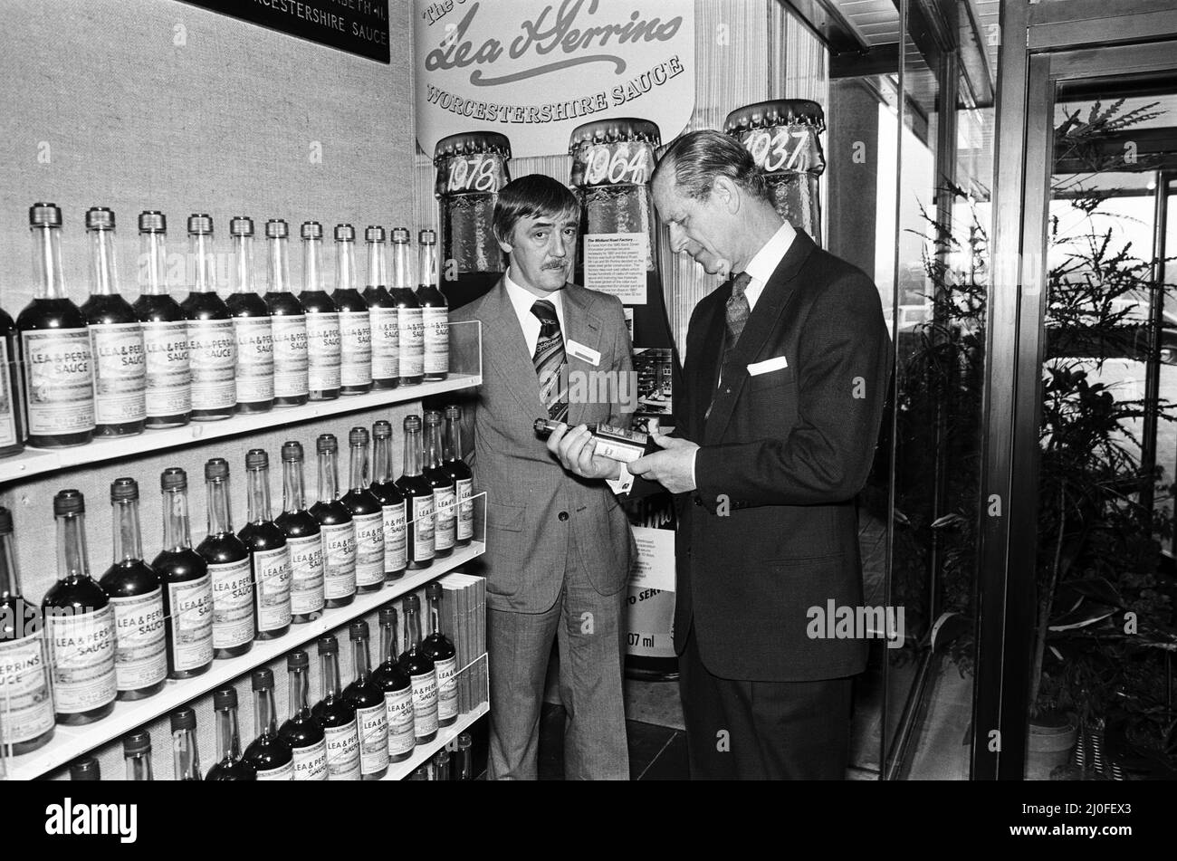 Il Principe Filippo, Duca di Edimburgo, visita il Worcester County Hall. 4th maggio 1978. Foto Stock