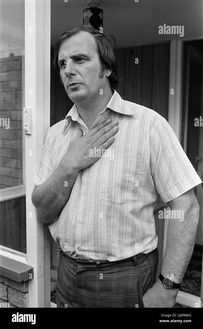 Brian Bridgewater, il padre della vittima dell'omicidio Carl Bridgewater. 27th settembre 1978. Foto Stock