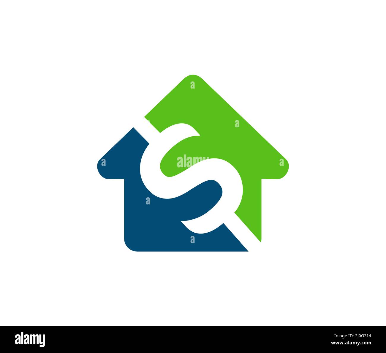 Un'illustrazione vettoriale del segno dell'icona del vettore del logo del denaro della casa Illustrazione Vettoriale