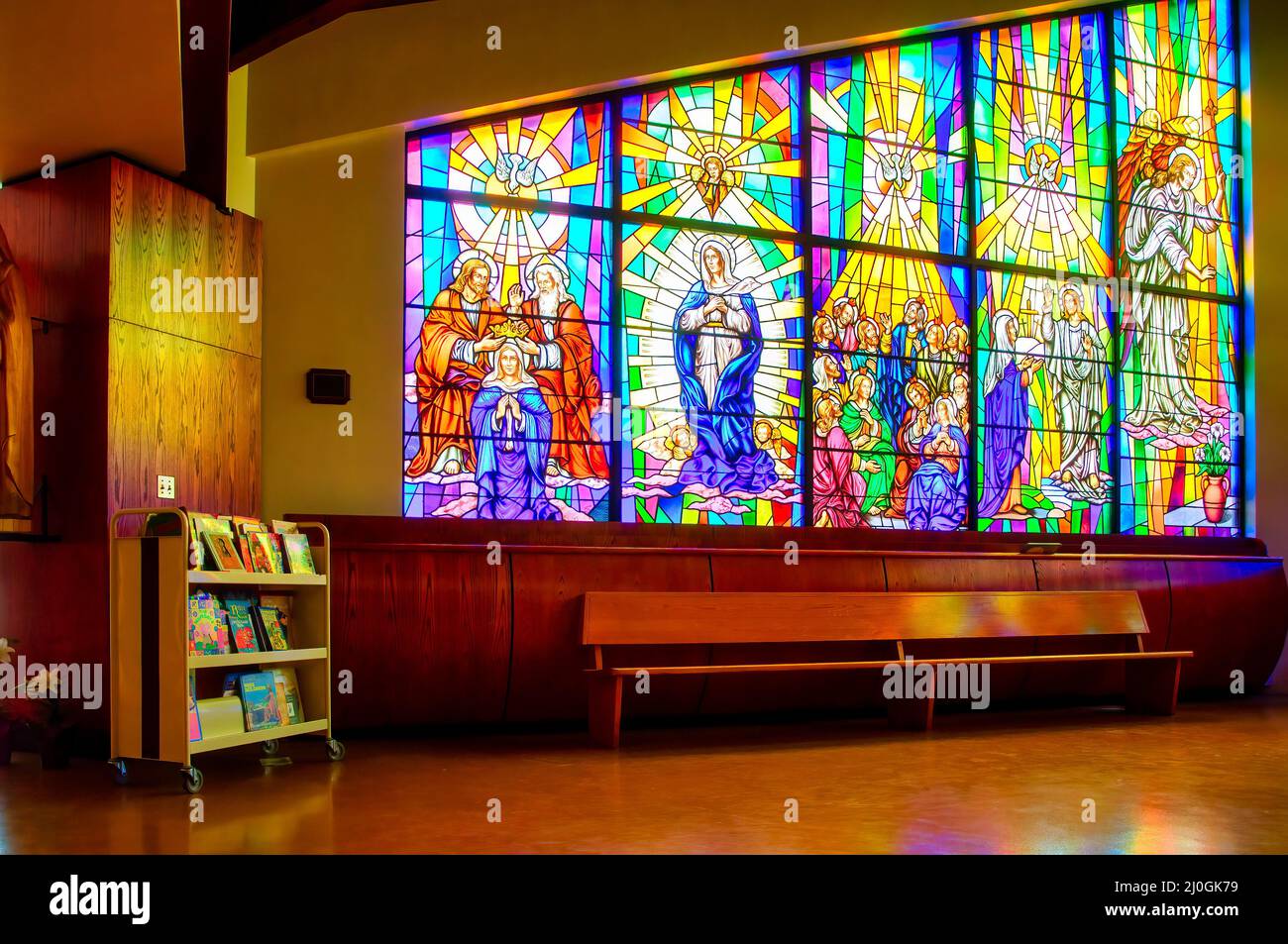 Annunciazione della Beata Vergine Maria Chiesa Cattolica, Toronto, Canada Foto Stock