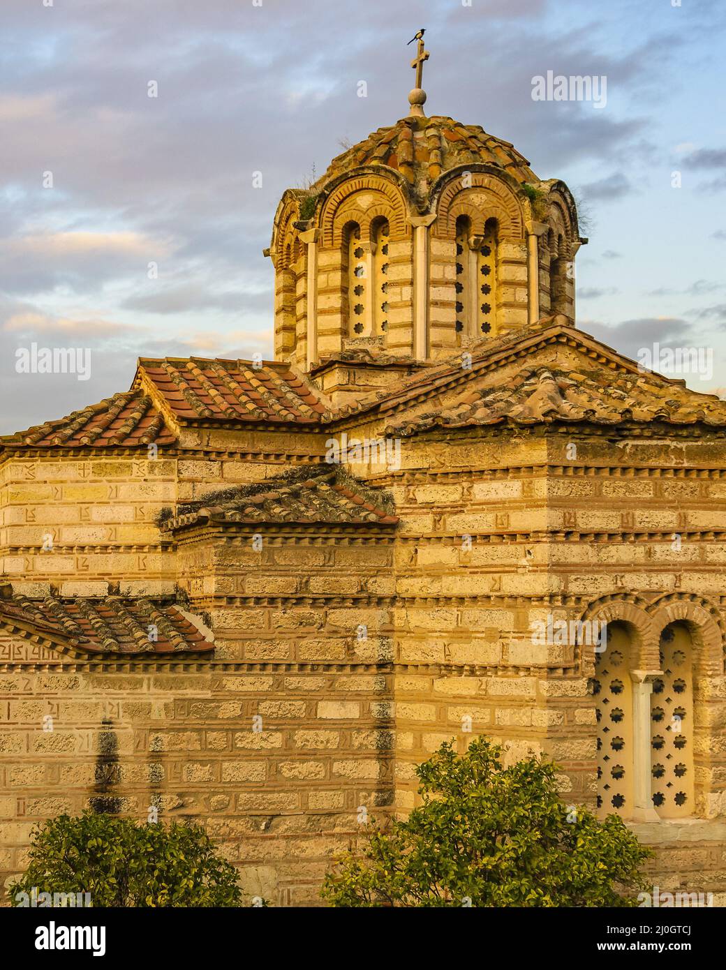 Chiesa in stile bizantino, Atene, Grecia Foto Stock