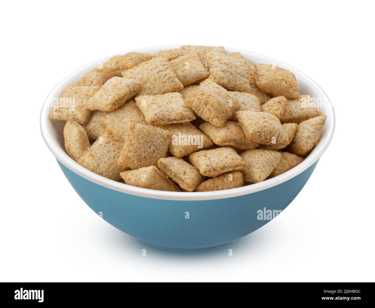 Pastiglie di mais dolce isolate su sfondo bianco Foto Stock