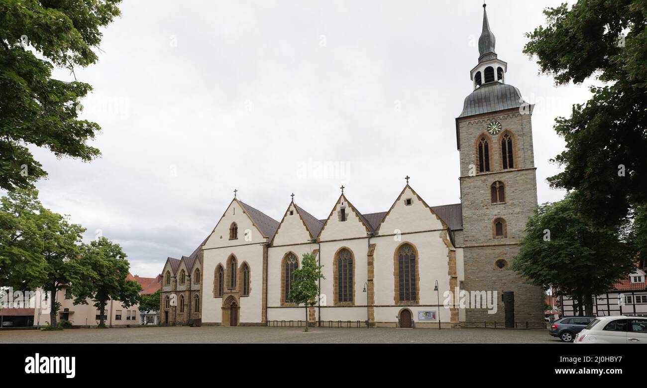 Chiesa parrocchiale cattolica di Sant'Egidio a WiedenbrÃ¼ck Foto Stock