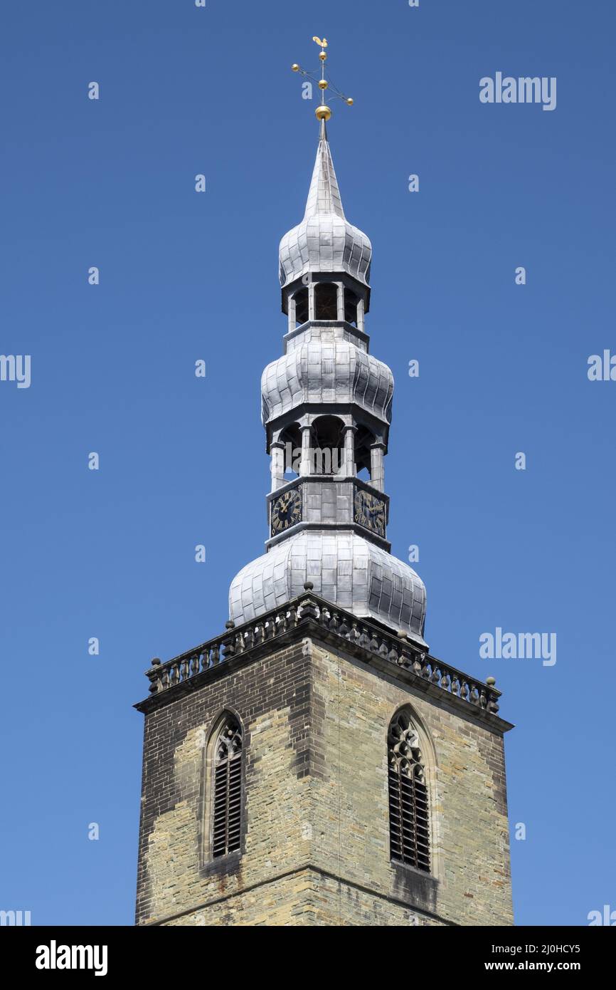 Torre della chiesa di San Petri, Soest, Renania settentrionale-Vestfalia, Germania, Europa Foto Stock