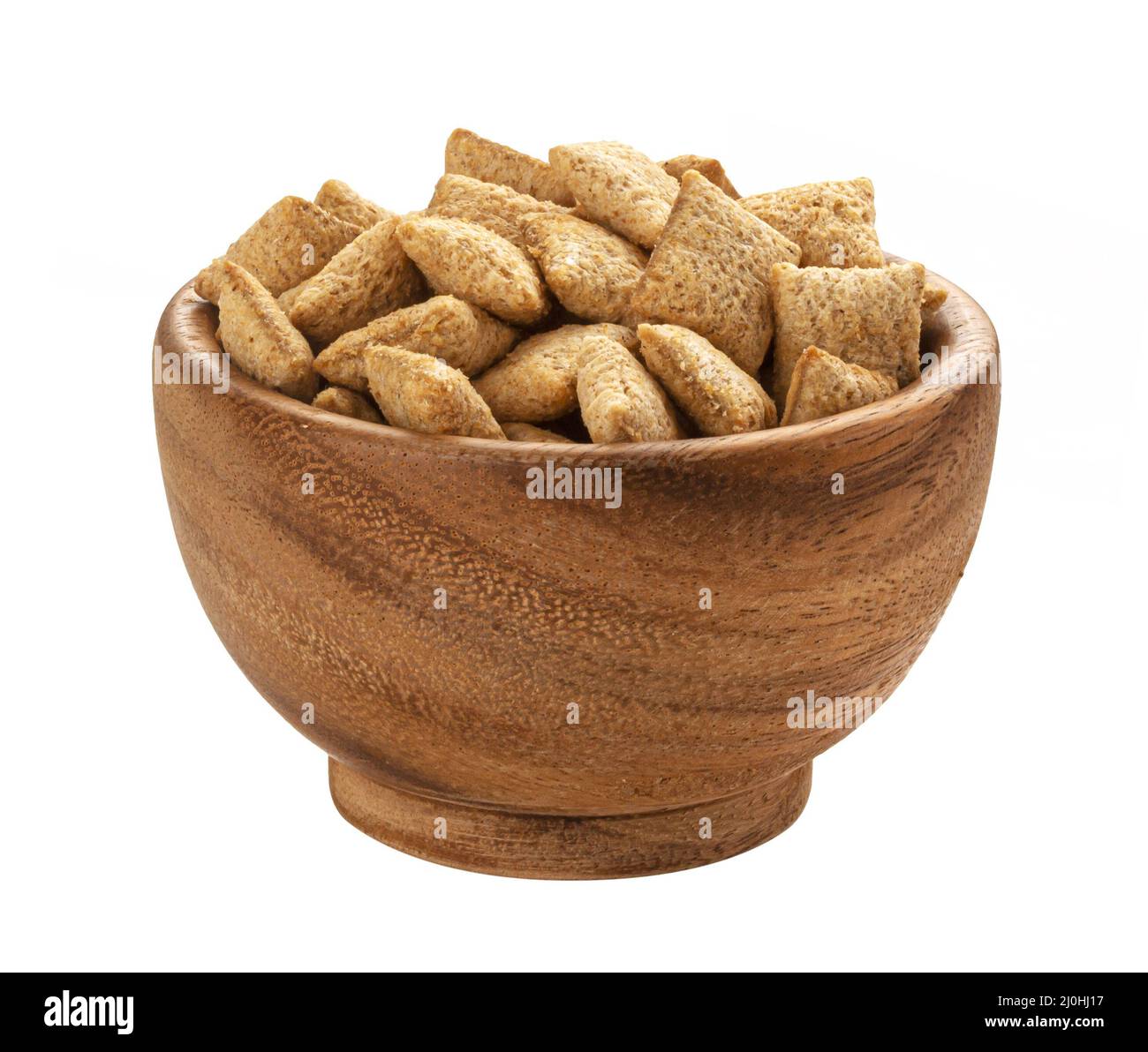 Pastiglie di mais dolce isolate su sfondo bianco Foto Stock