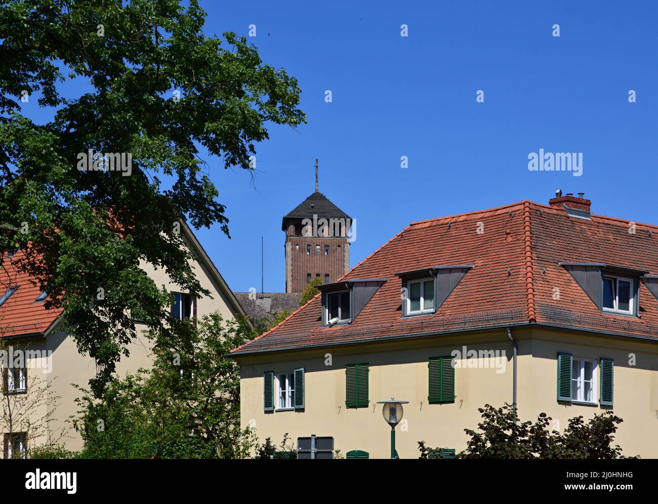 Panorama sulla collina Telegrafenberg, Potsdam, Brandeburgo Foto Stock