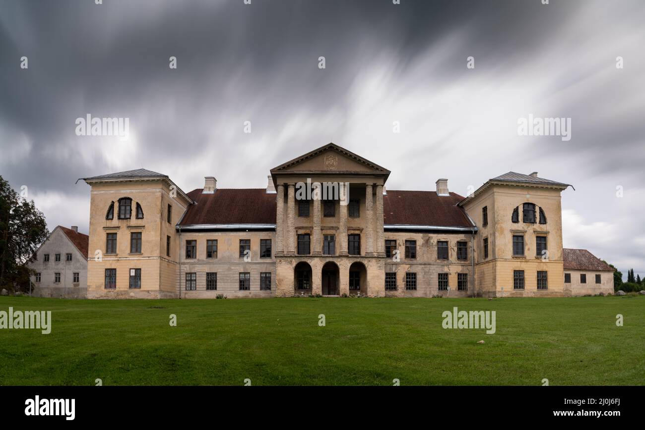 Vista del castello di Kolga nel nord dell'Estonia Foto Stock