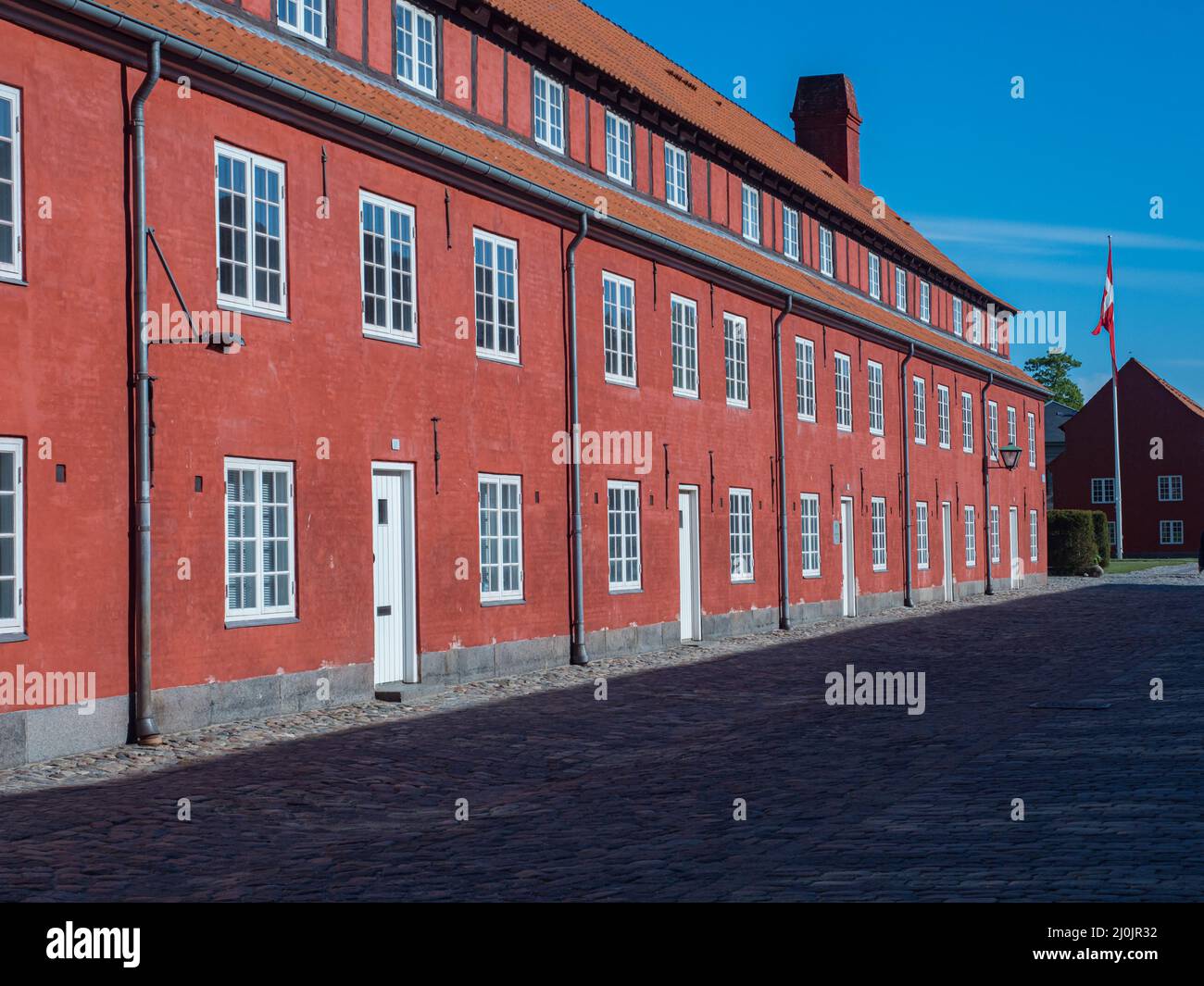 Copenhagen, Danimarca- Maggio 2019: Visualizza per le file (in danese: Stokkene) nella Cittadella (Kastellet) situata a Copenhagen, Danimarca. È uno dei essere Foto Stock
