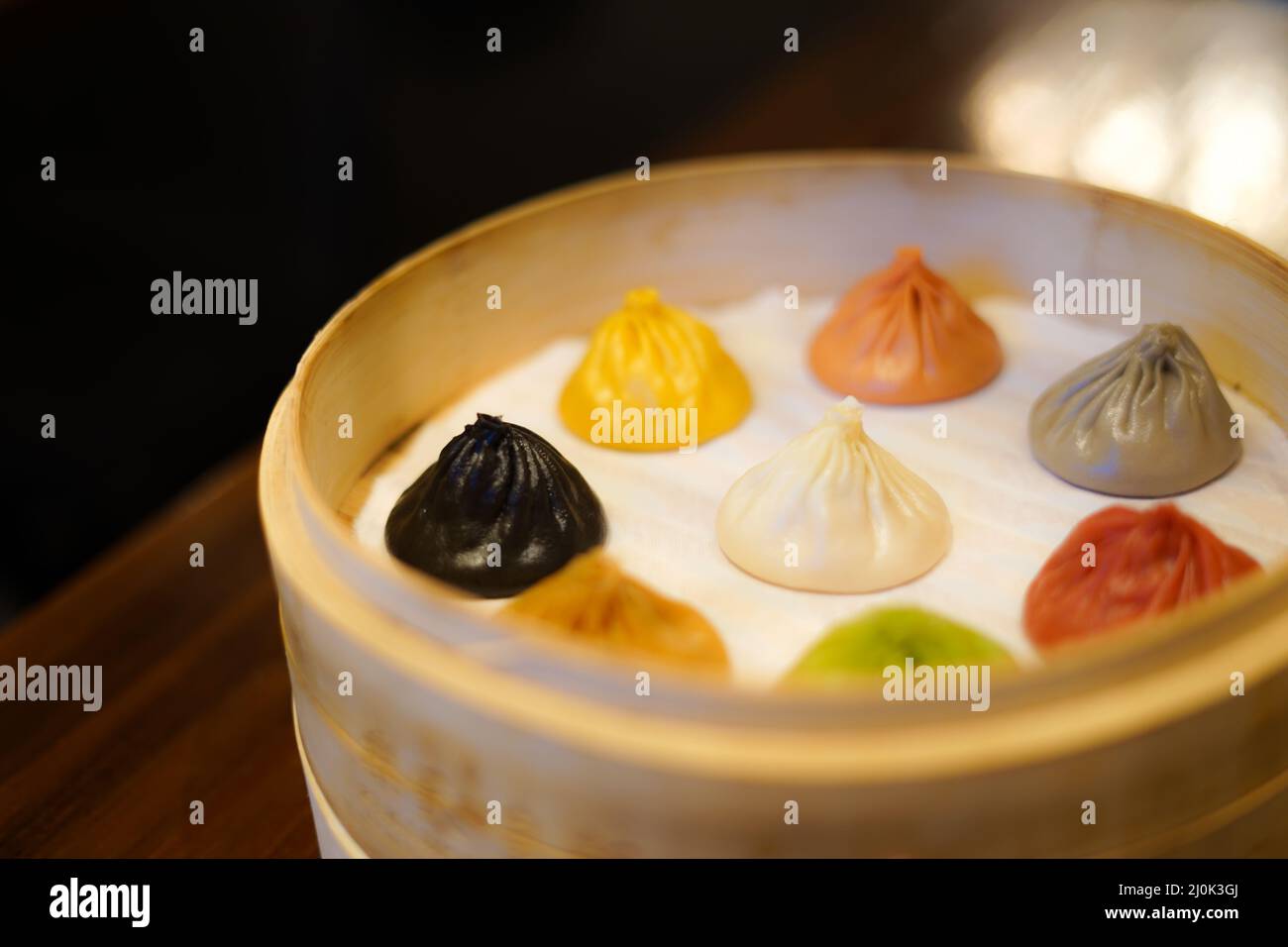 Immagine di gnocchi colorati di Taiwan Foto Stock