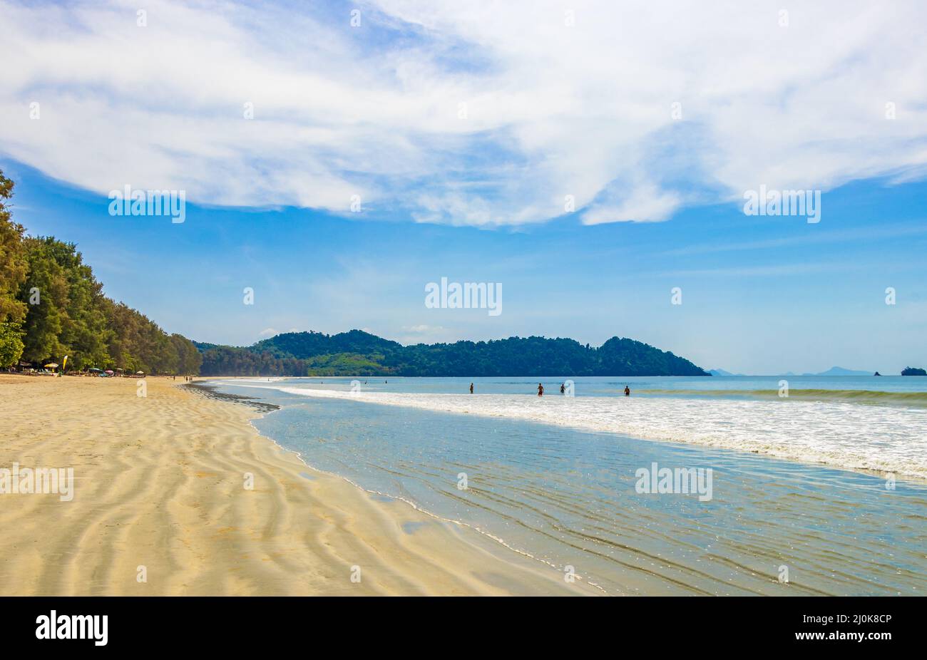 Isola del Paradiso tropicale Koh Phayam Aow Yai Beach paesaggio Thailandia. Foto Stock