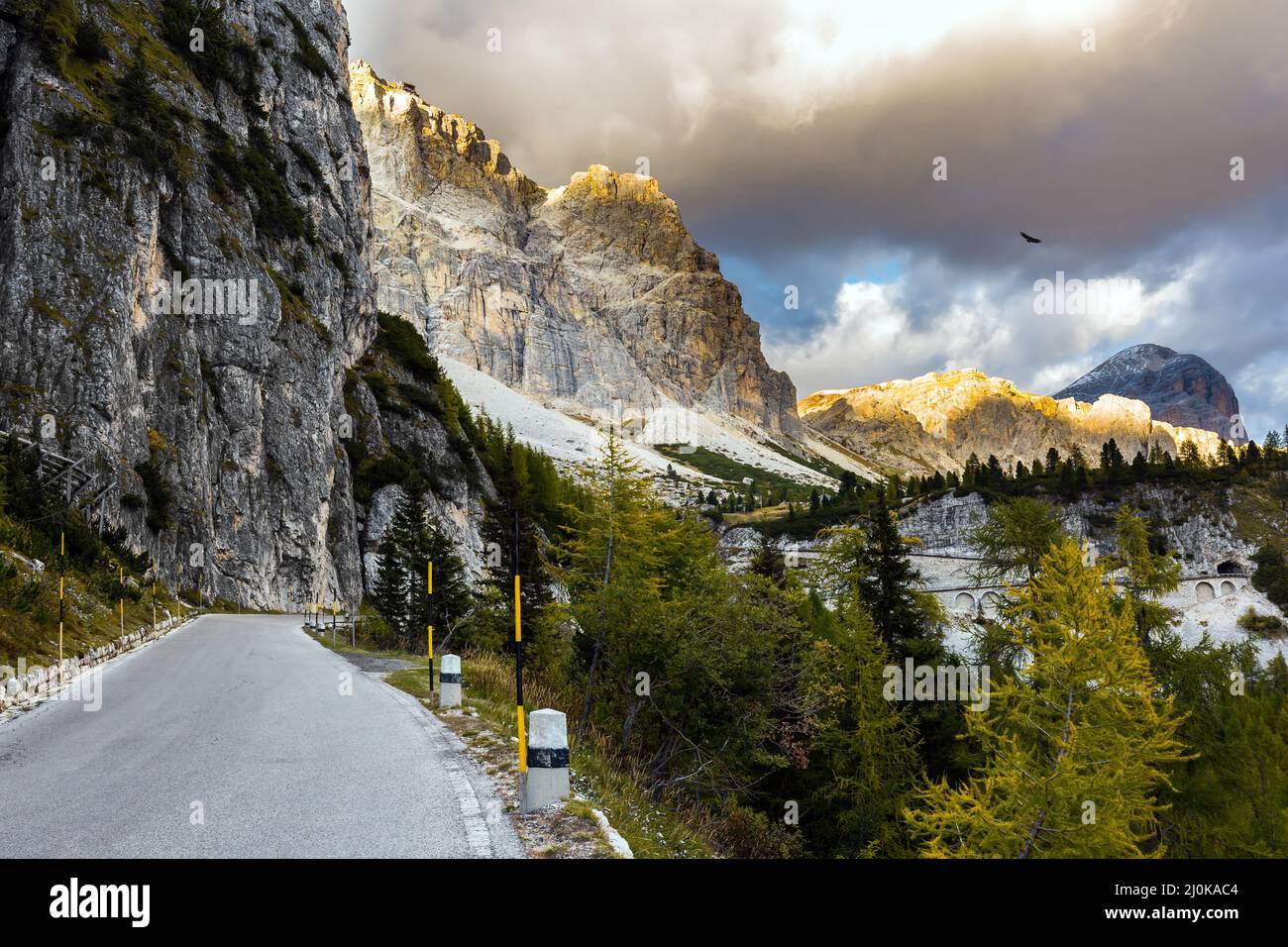 Il Passo Falzarego Foto Stock