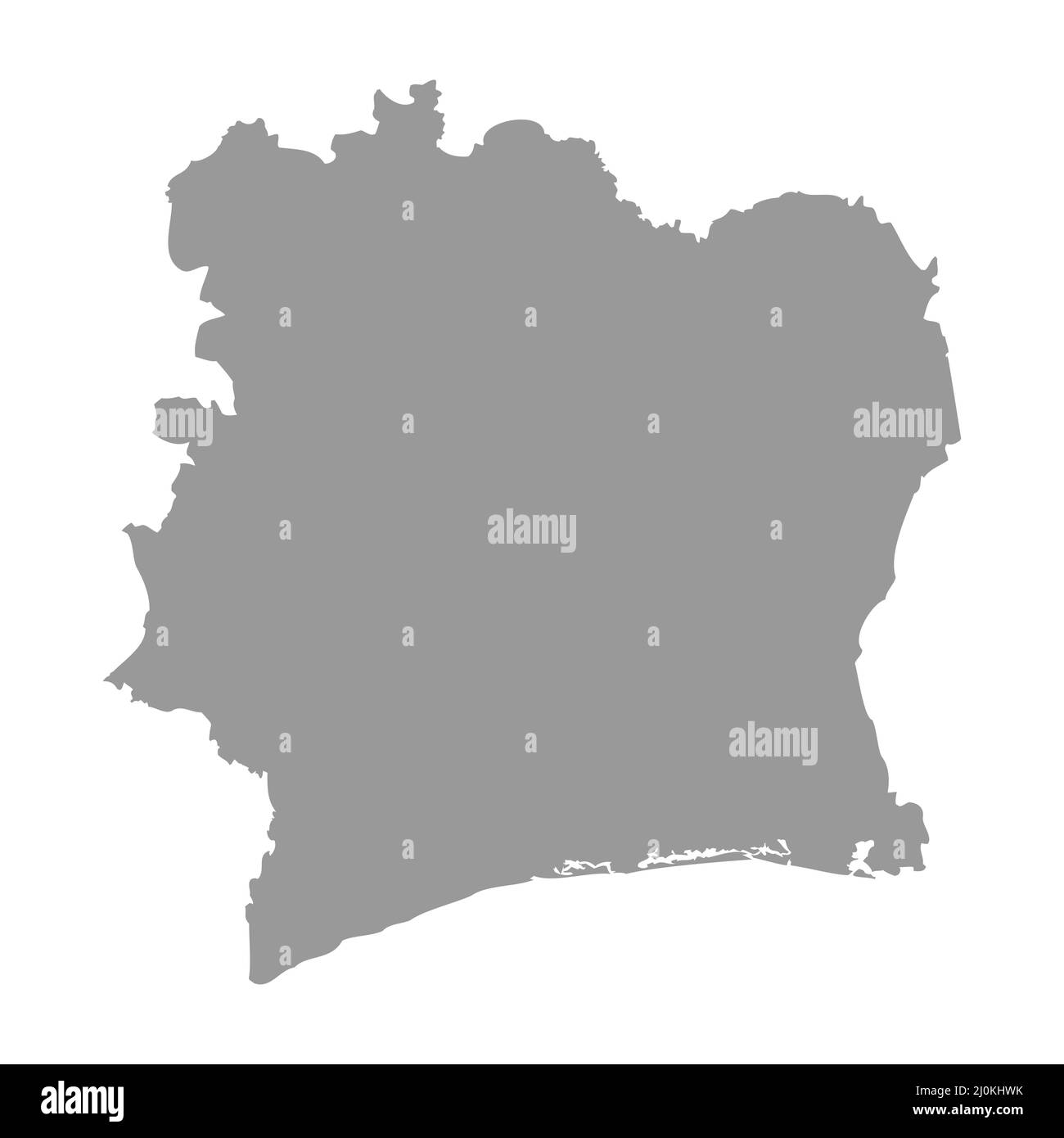 bandiera della costa d'avorio - 6 Sagoma della mappa vettoriale del paese della Costa d'Avorio Immagine e Vettoriale - Alamy