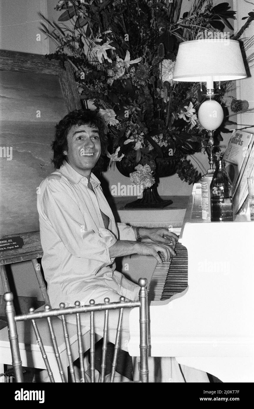 Dudley Moore a New York. 18th luglio 1980. Foto Stock