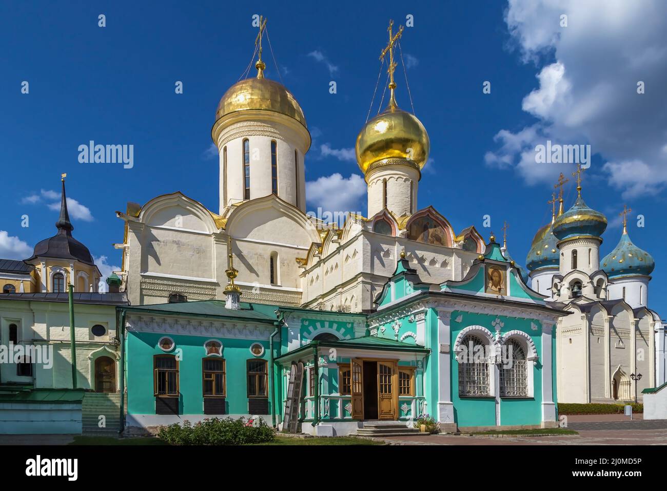 Trinità Lavra di San Sergius, Sergiyev Posad, Russia Foto Stock