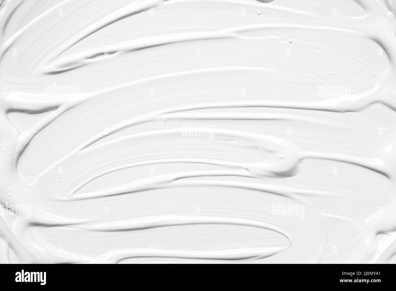 Vernice bianca trasparente con strati spessi Foto stock - Alamy