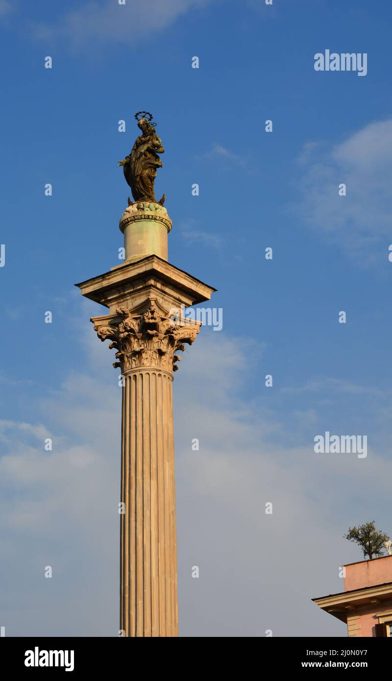 Colonna della pace a Roma Foto Stock