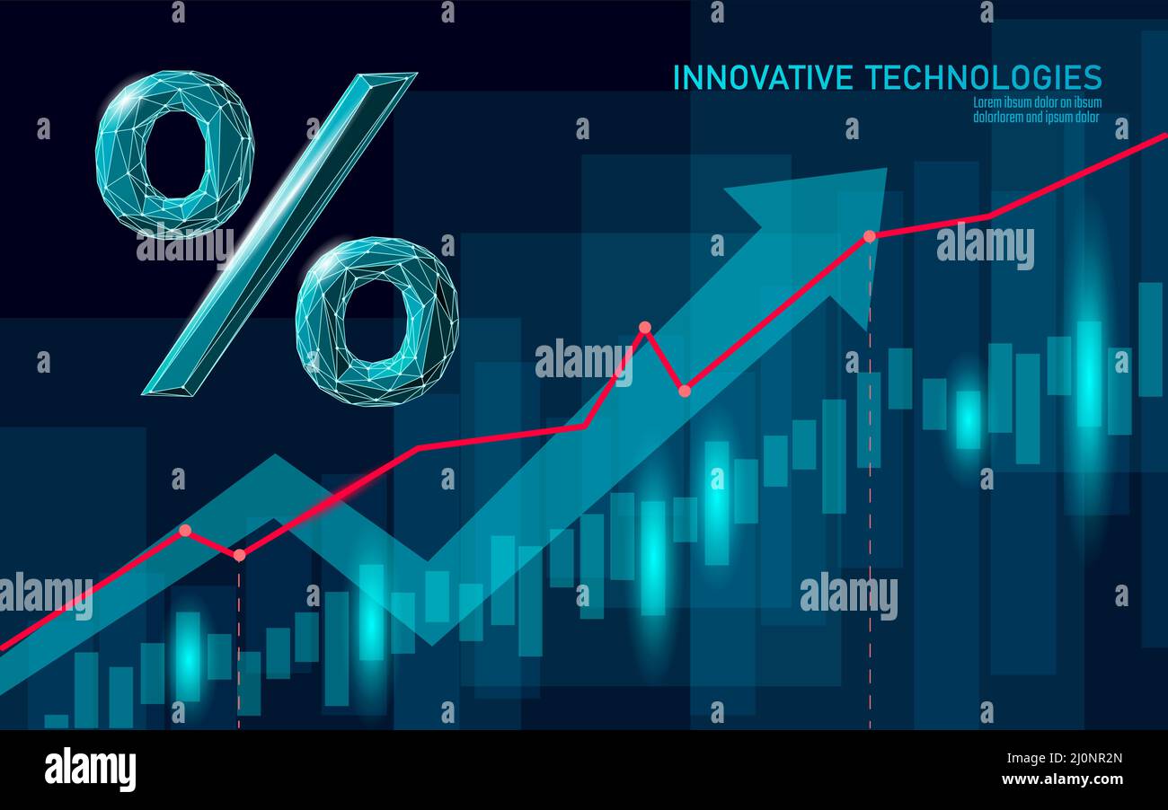 Grafico crescente dell'inflazione che aumenta il rischio. Macroeconomia analisi dei dati di marketing crysis. Recessione finanziaria verso il basso crescita vettore di iperinflazione Illustrazione Vettoriale