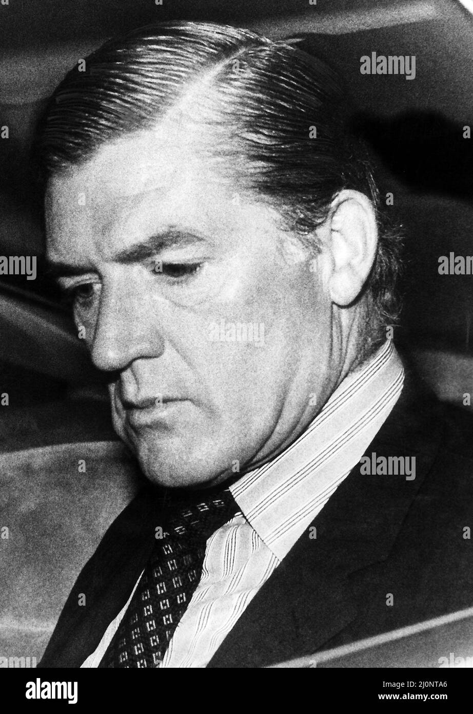 Cecil Parkinson deputato conservatore e Ministro del gabinetto Foto Stock