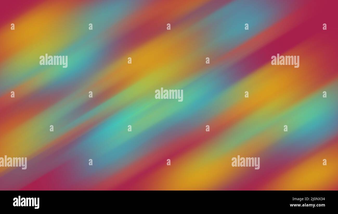 Colorata forma d'onda astratta della sfera in movimento. Arte digitale organica Foto Stock