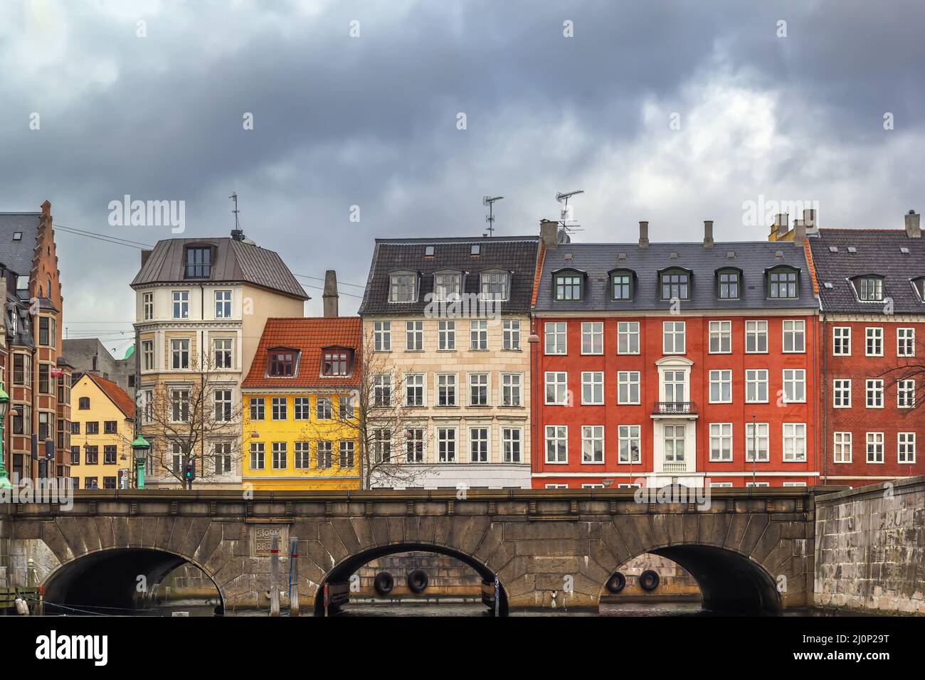 Terrapieno a Copenhagen, Danimarca Foto Stock