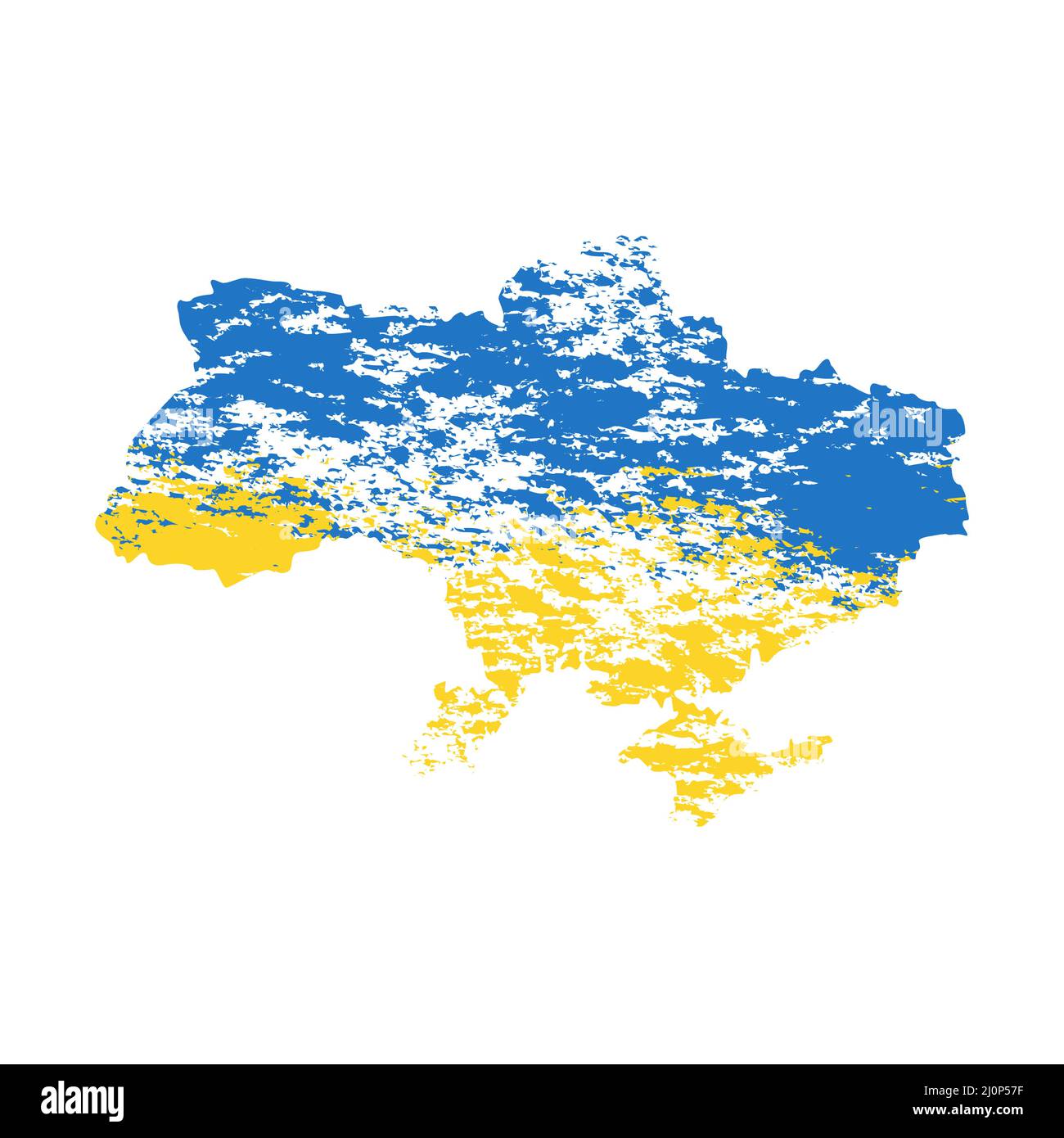 Silhouette della mappa del paese Ucraina. Ucraina, prega per l'Ucraina, salva l'Ucraina Illustrazione Vettoriale