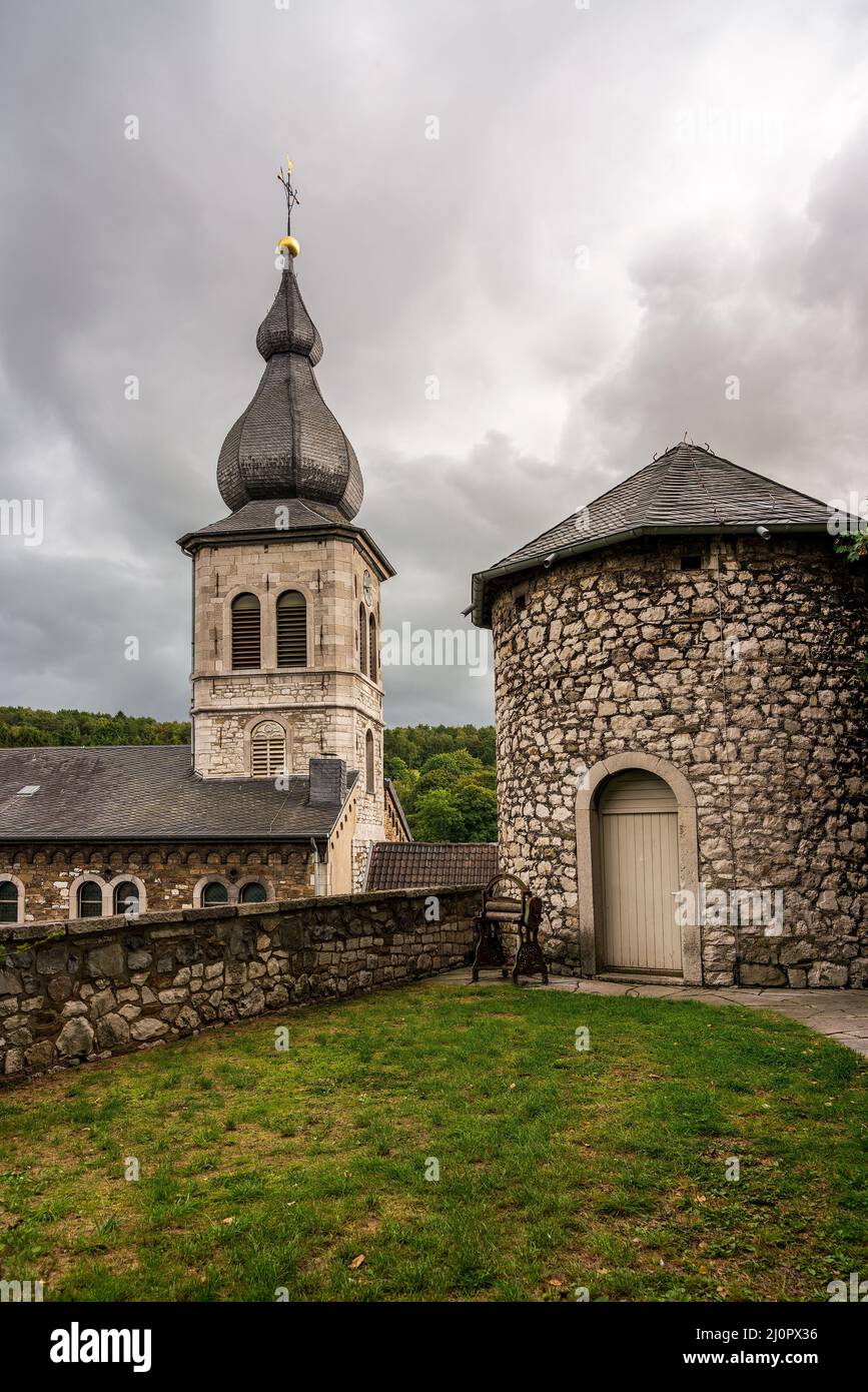 Chiesa di Santa Lucia nel centro storico di Stolberg Foto Stock