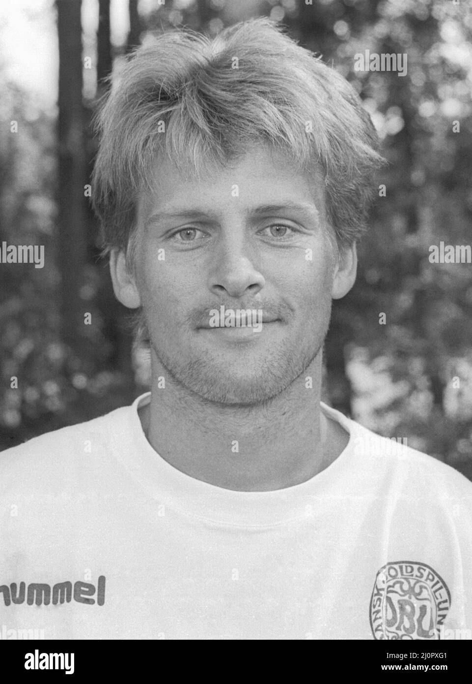 MORTEN BRUUN calcio Silkeborg IF e in Danimarca nationalteam al campionato europeo in Svezia 1992 Foto Stock