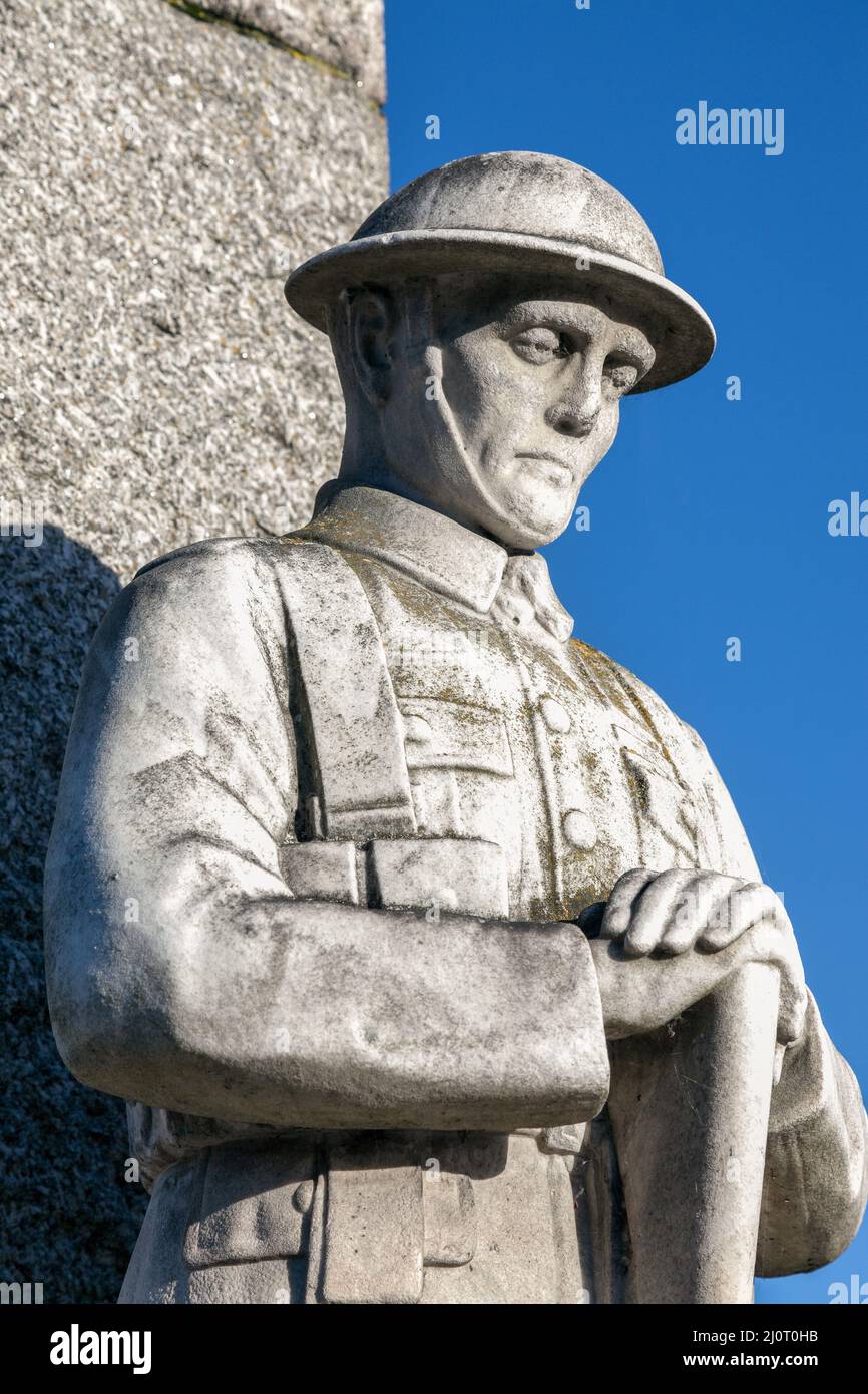 MARZO, CAMBRIDGESHIRE, Regno Unito - NOVEMBRE 23 : Statua del ricordo in Marzo Cambridgeshire il Novembre 23, 2012 Foto Stock