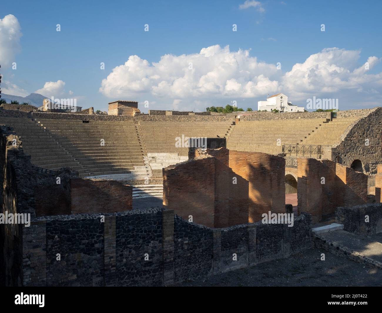 Teatro grande di Pompei Foto Stock
