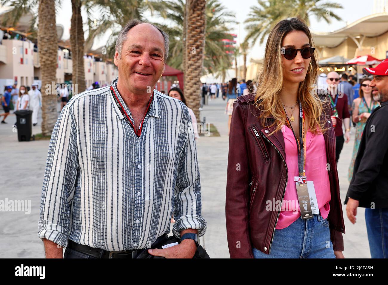 Sakhir, Bahrein. 20th Mar 2022. Gerhard Berger (AUT). 20.03.2022. Formula 1 World Championship, Rd 1, Bahrain Grand Prix, Sakhir, Bahrain, Giorno di gara. Il credito fotografico dovrebbe essere: XPB/Press Association Images. Credit: XPB Images Ltd/Alamy Live News Foto Stock