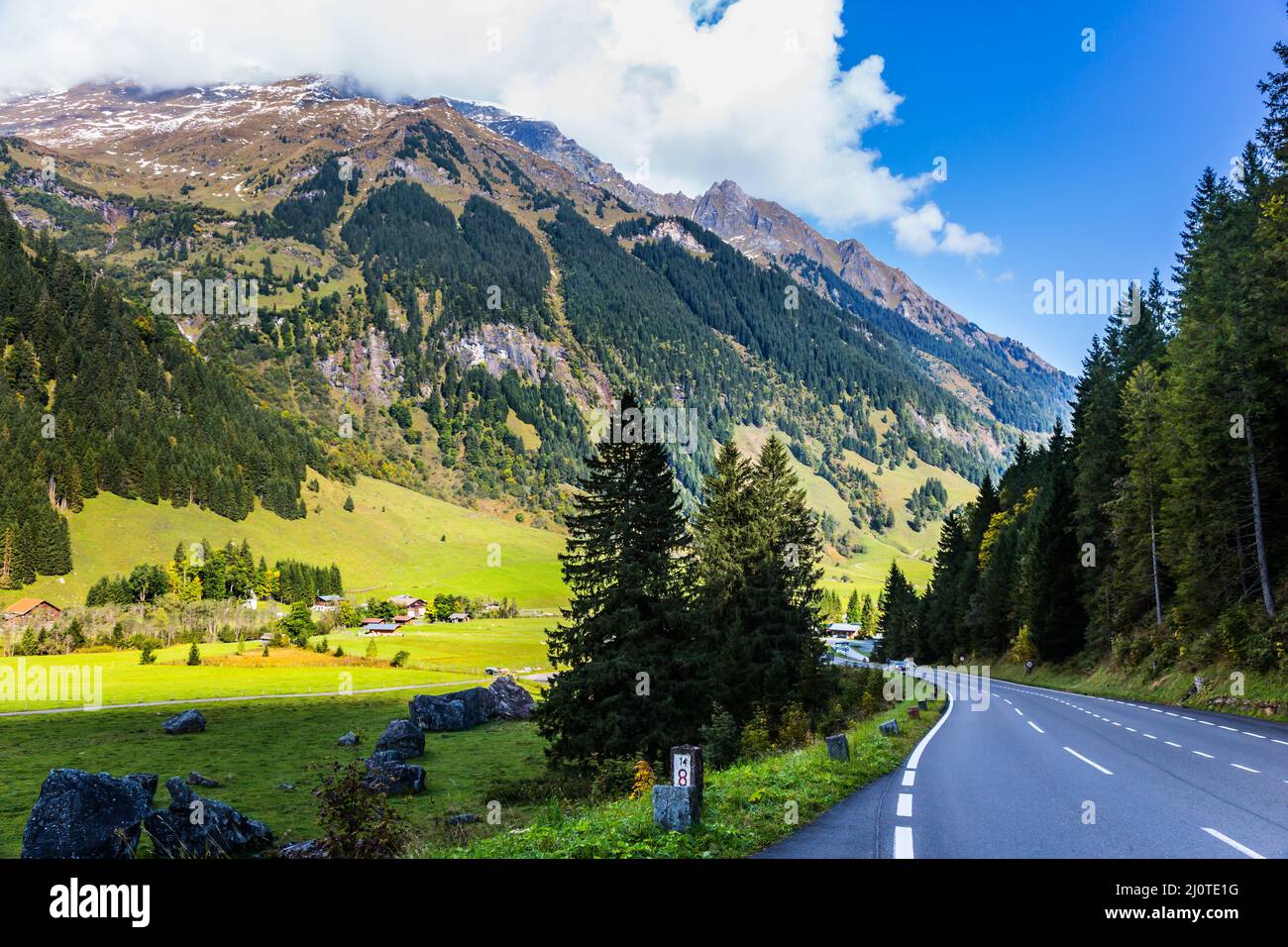Giornata fredda e soleggiata Foto Stock