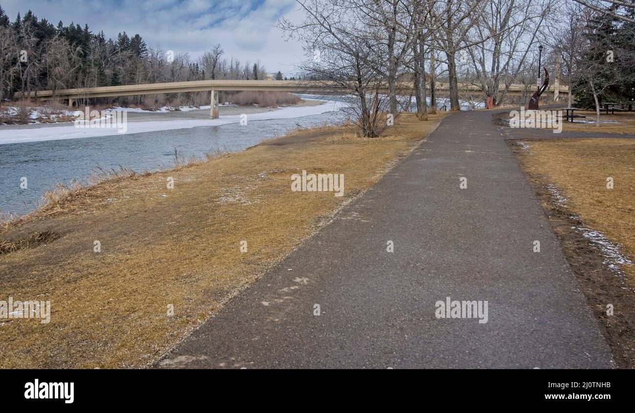 Edworthy Park Calgary Alberta Foto Stock
