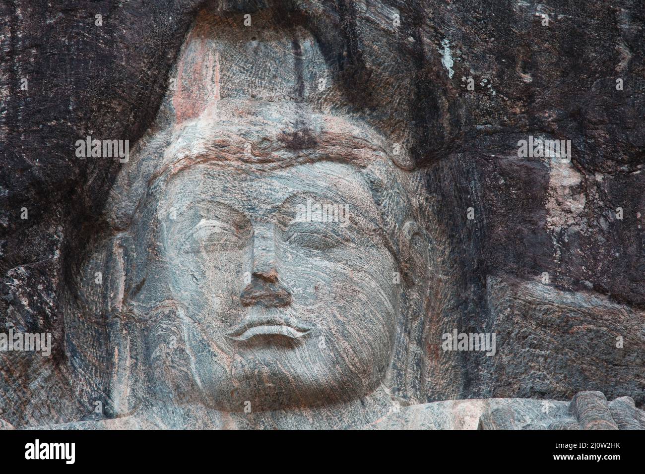 Incisione su Sri Lanka Foto Stock