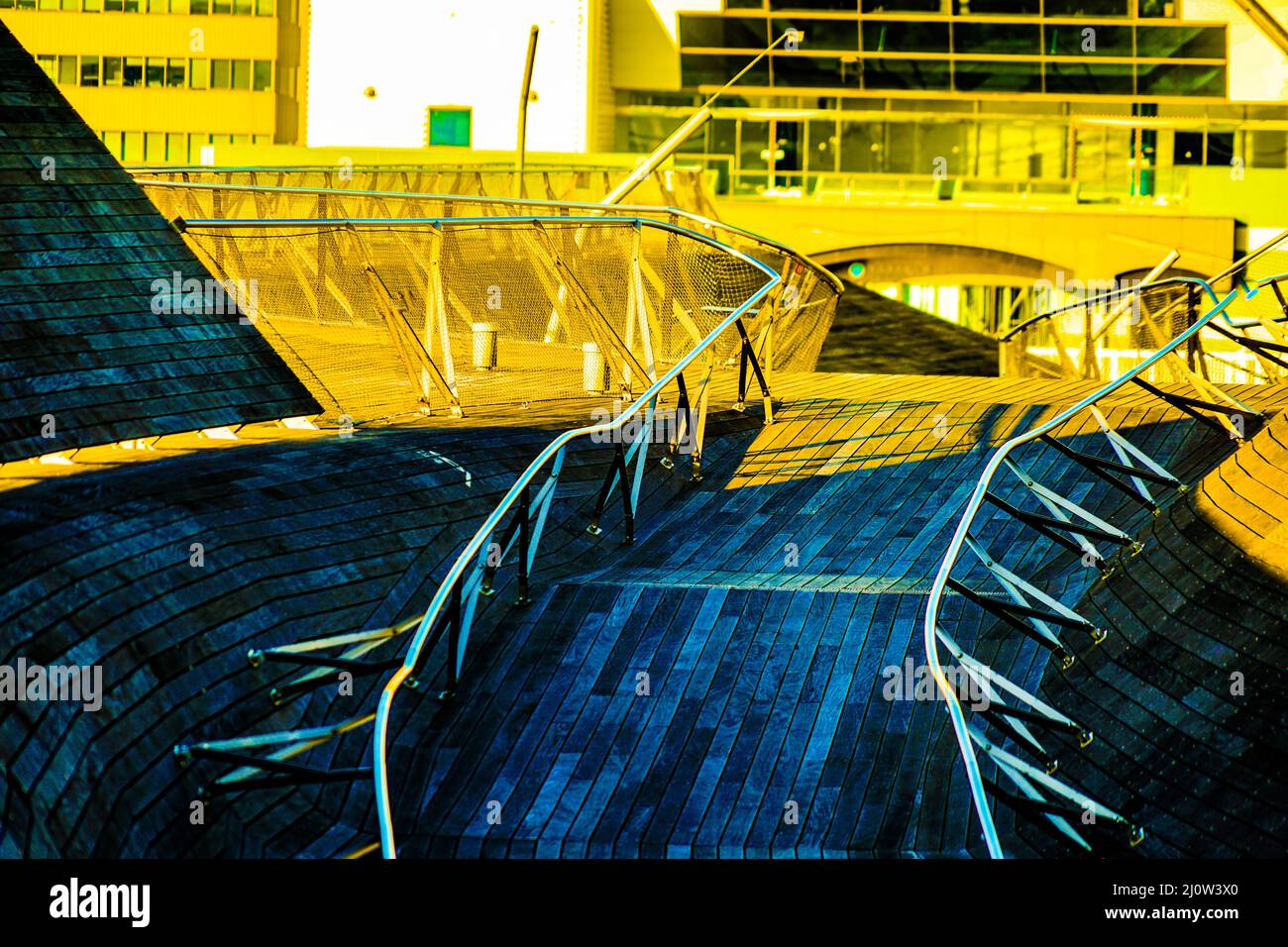 Ponte da-san e raggio mattutino Foto Stock