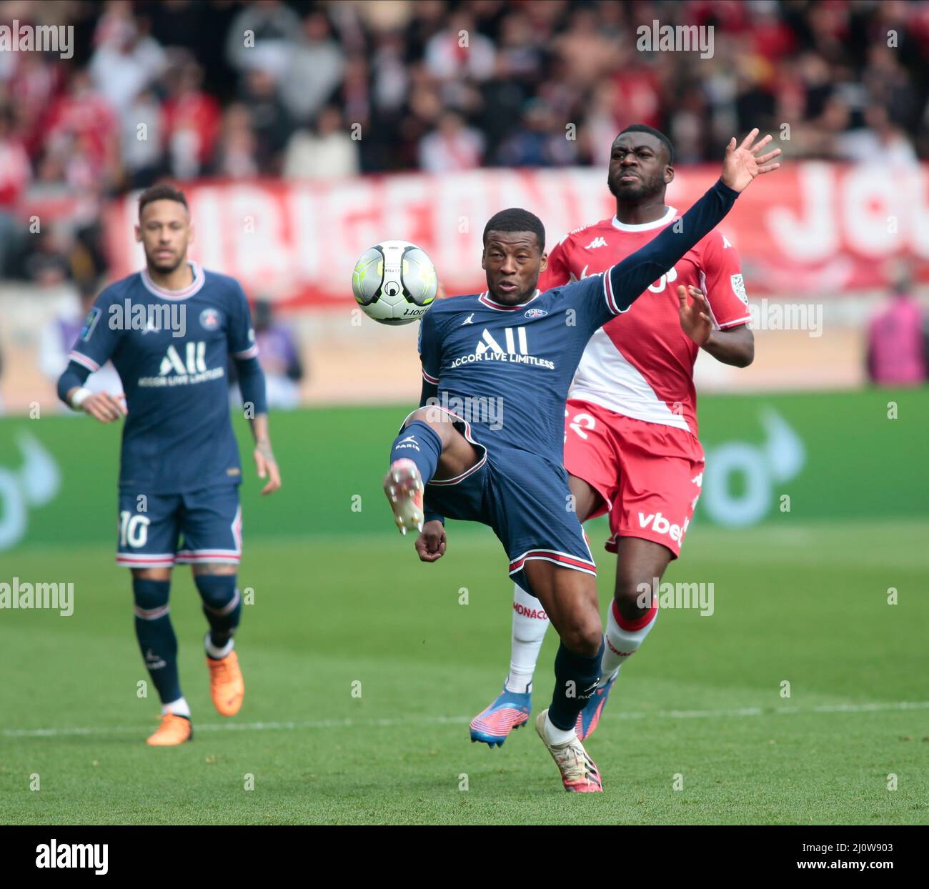 Ligue 1, PSG - Monaco Foto Stock