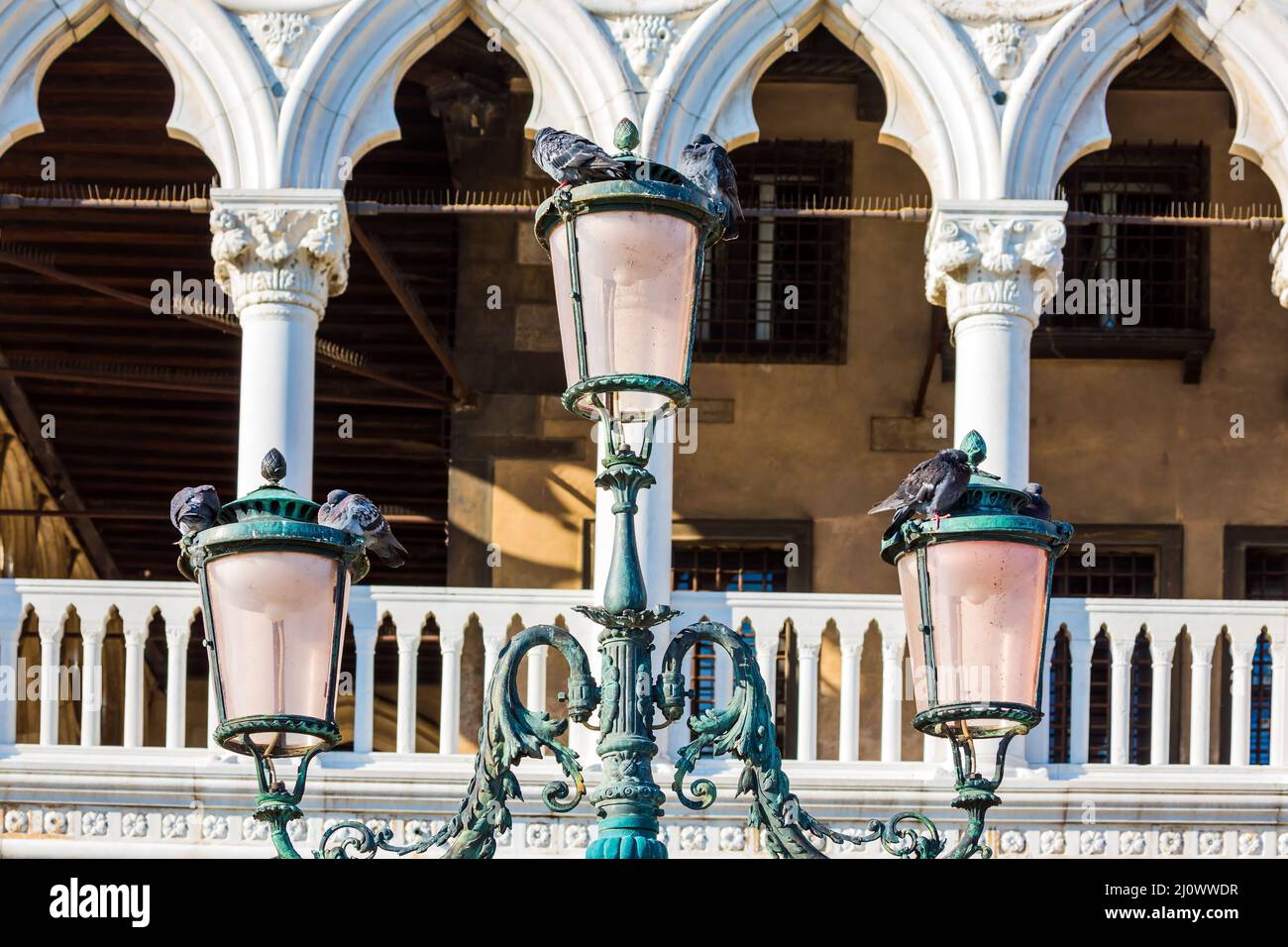 Le luci per la strada Foto Stock