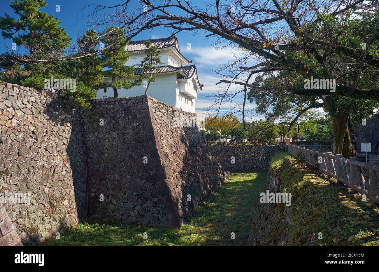 Tounan-sumi Yagura, torre di avvistamento dell'angolo sud-orientale. Castello di Nagaoya. Nagoya. Giappone Foto Stock