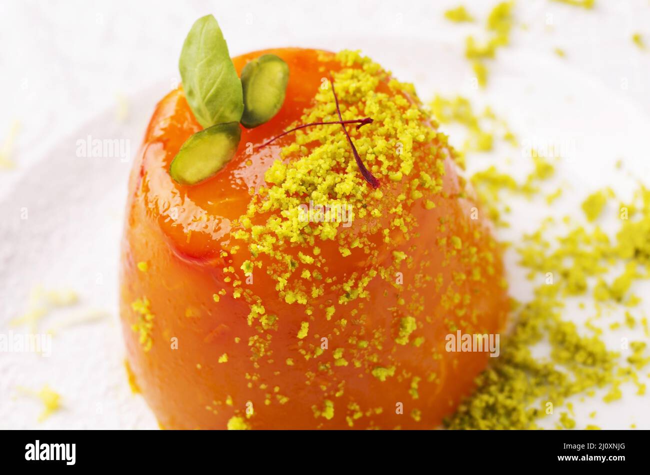 Dessert del pudding Foto Stock