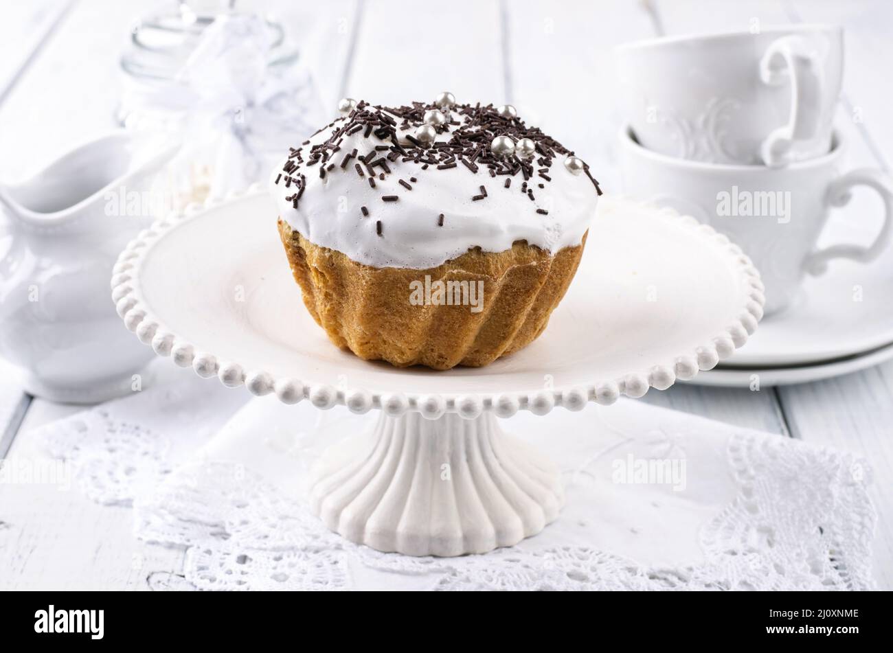 Babka torta di Pasqua Foto Stock