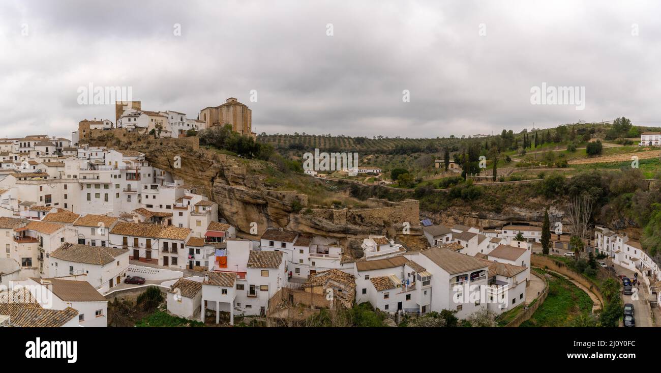 A Setenil de las Bodegas Foto Stock