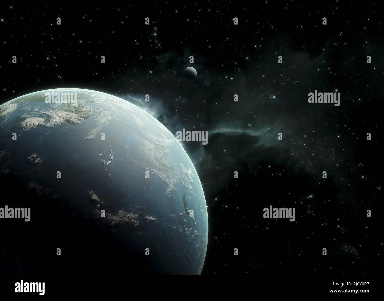 Panorama notturno Galaxy. Foto di alta qualità Foto Stock